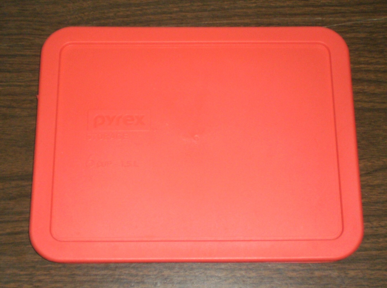 Pyrex Refrigerator Freezer Microwave Storage Lid for 6 Cup Dish #7211-PC - Red gallery