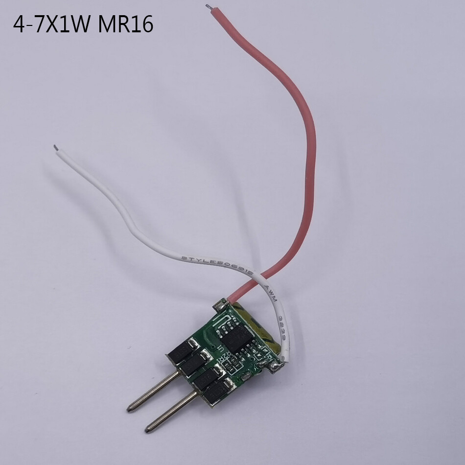 4-7X1W 7X1W MR16 LED Driver 300mA DC12V For 4W 5W 6W 7W LED High Power Lamp gallery