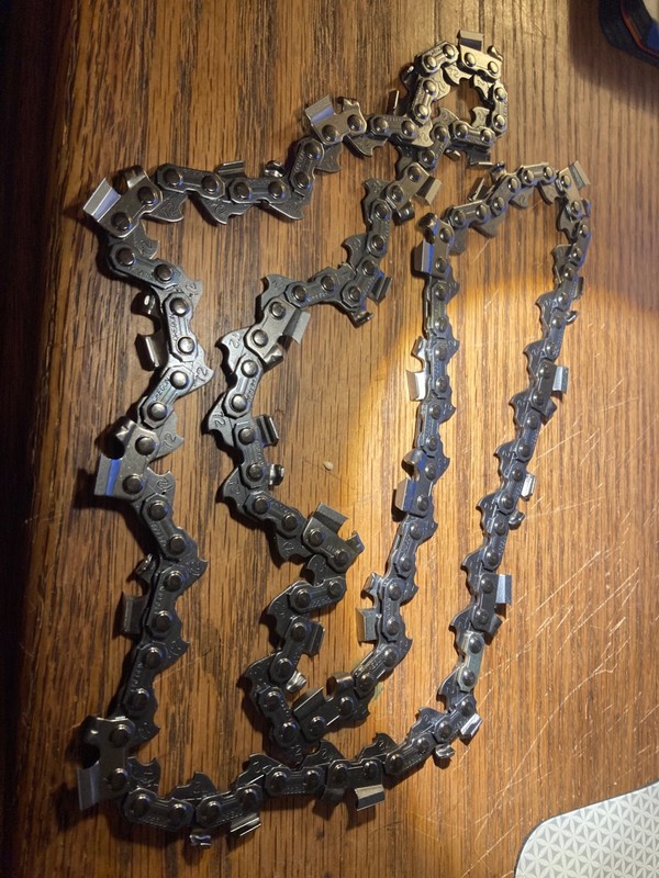 16" PowerCut Square Ground Chisel Chain 3/8 Pitch .050 Gauge 60 DL, 72CL060G gallery