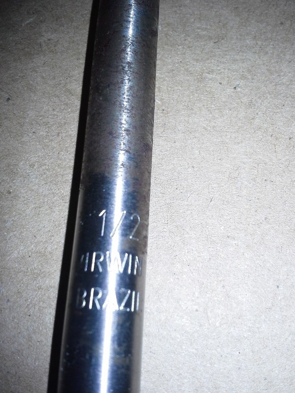 Irwin Speedbor 1/2" 12,7 mm drill bit #39108ZR. VGC. Rust on Metal gallery