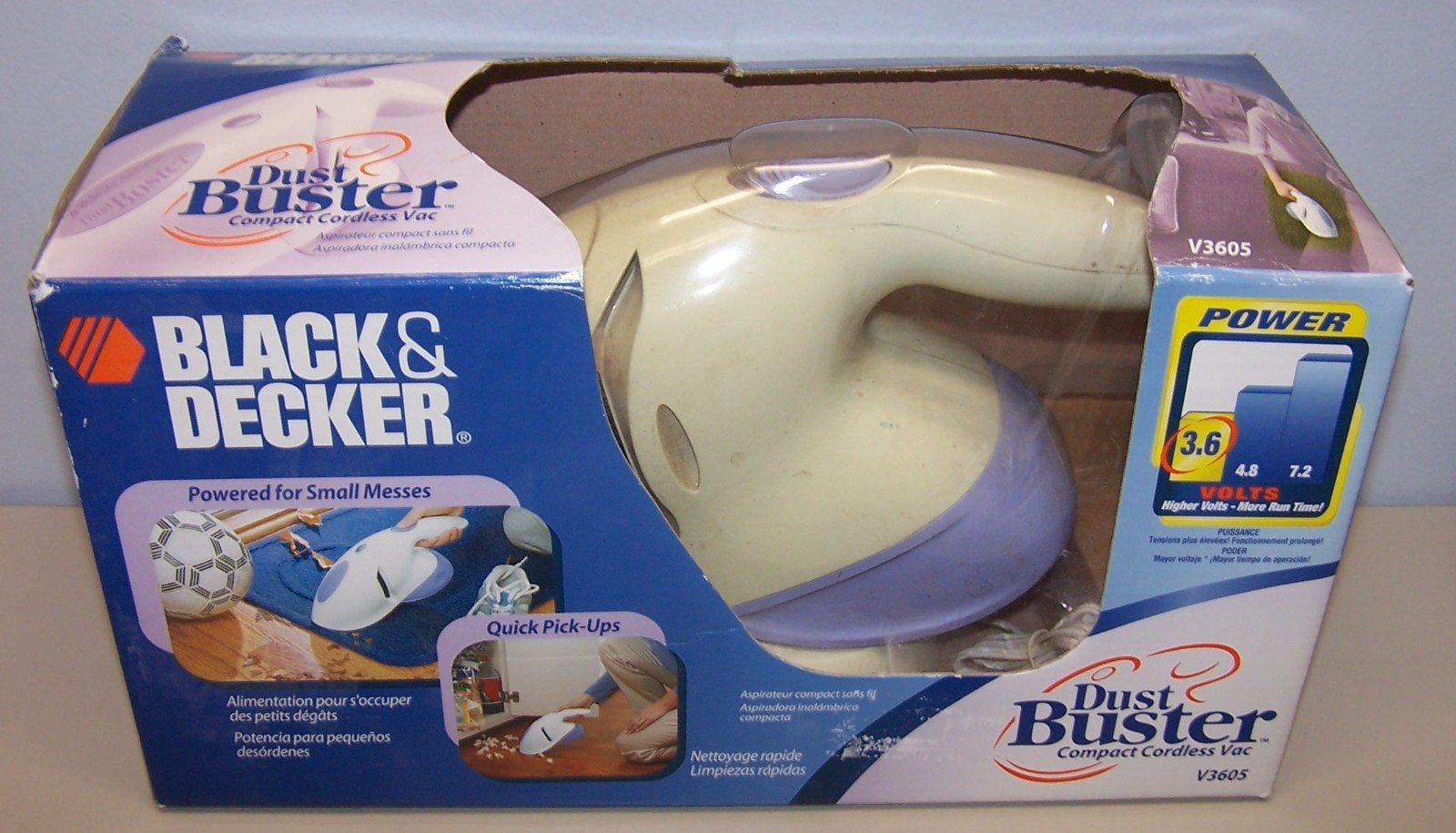 NOS Black & Decker V3605 Dust Buster Compact Cordless Held Vacuum Brand New gallery