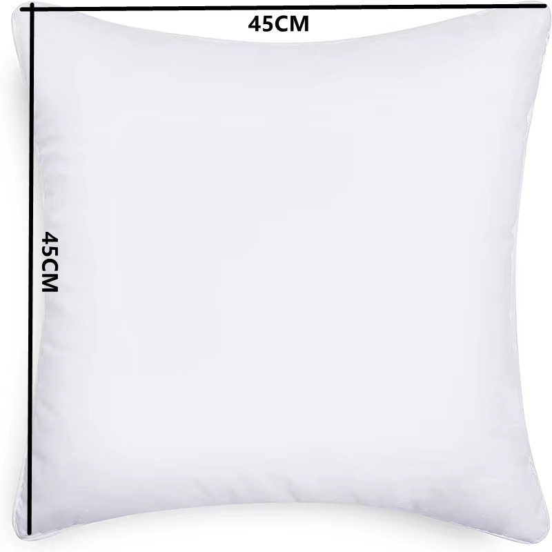 45X45Cm Throw Pillow Insert Premium Soft Cotton Euro Square Decorative Pillow Co gallery