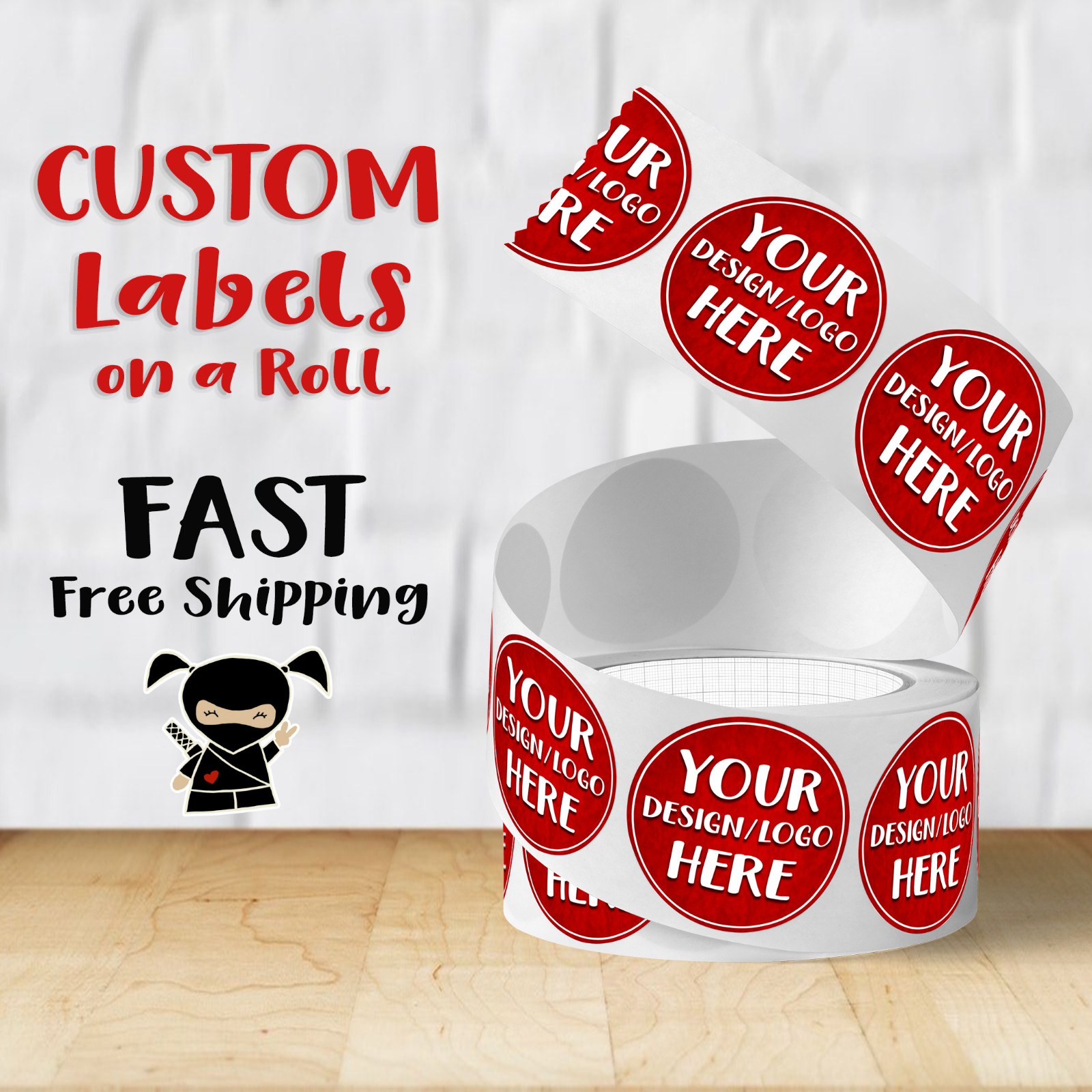Custom Labels | Waterproof | Gloss or Matte Lamination | Your Logo or Design gallery