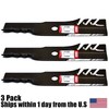 3PK Oregon Gator Blades For 48" Exmark 103-6381 103-6391 103-6396 103-6401 gallery