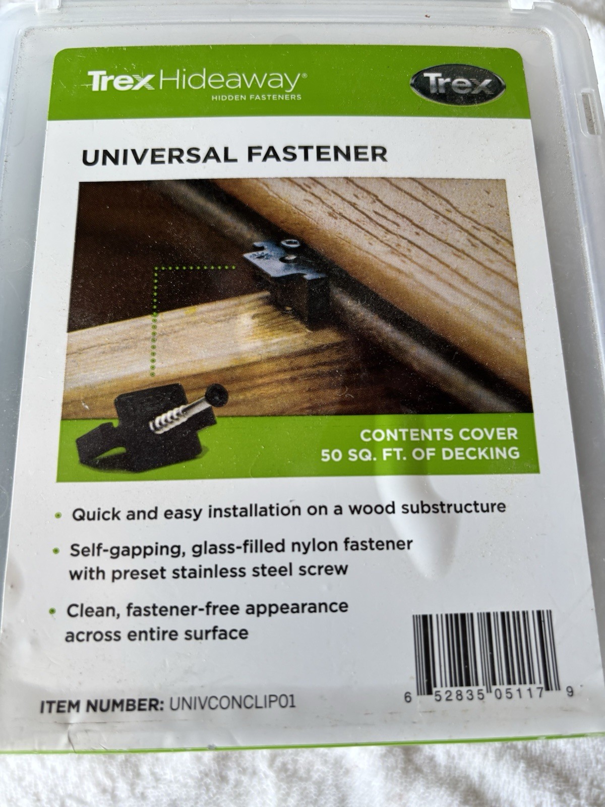 Trex Four Boxes Of Hideaway Universal Fastener Kit 90 Clips Hidden Decking 50 Sq gallery