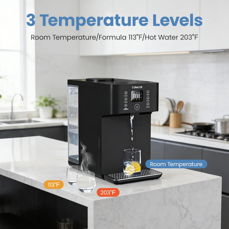 Desktop RO Water Filter, No Installation, 8 Stage Purification, Reduce TDS, 4:1 gallery