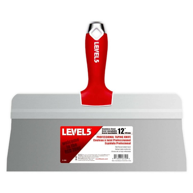 LEVEL5 Drywall Finishing Hand Tool Set | Stainless Steel | Pro Grade | 5-624 gallery