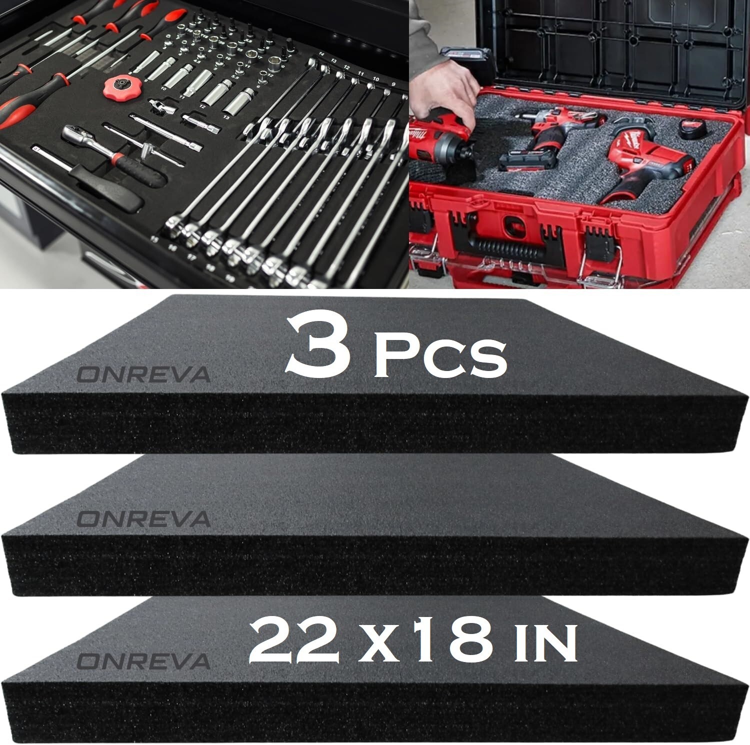 Tool Box Foam Inserts for Cases Polyethylene Foam Sheets Toolbox Foam Organizer gallery