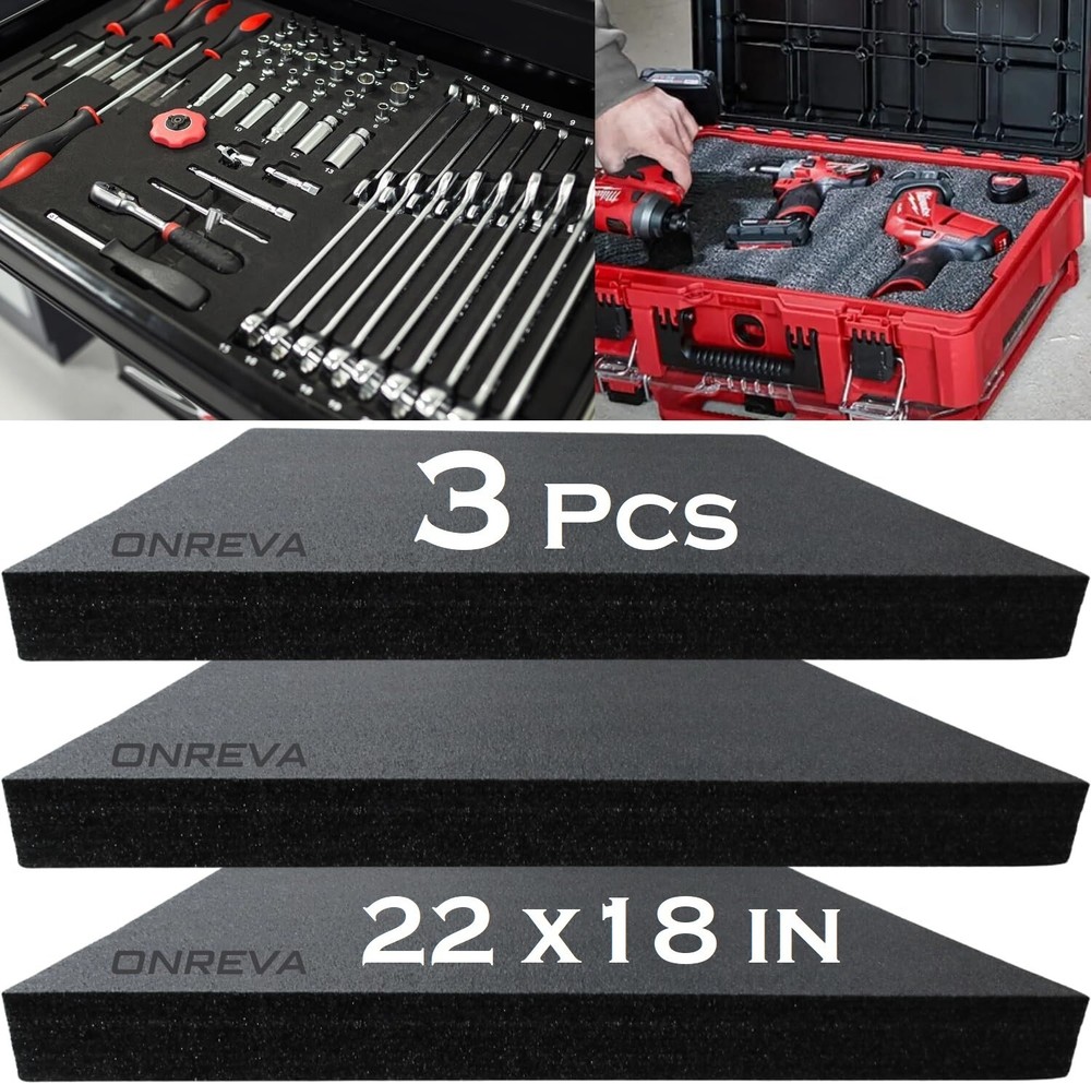 Tool Box Foam Inserts for Cases Polyethylene Foam Sheets Toolbox Foam Organizer
