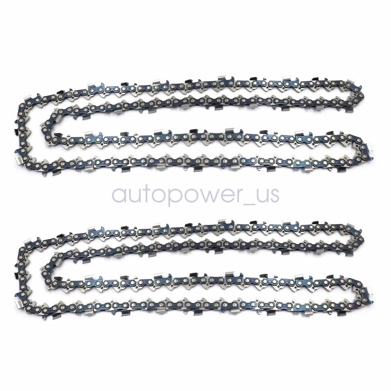 2X for Stihl 25" Bar Full Chisel Chainsaw Chain 3/8" Pitch .050" Gauge 84DL gallery