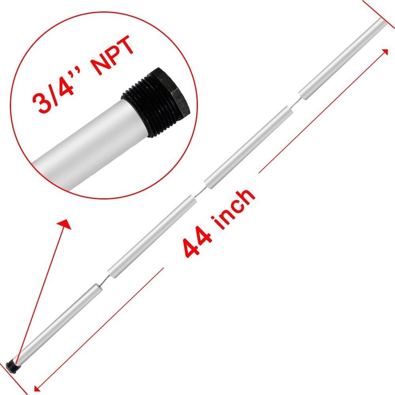 Magnesium Flexible Anode Rod Replacement for Rheem/A.O Smith Hot Water Heater gallery
