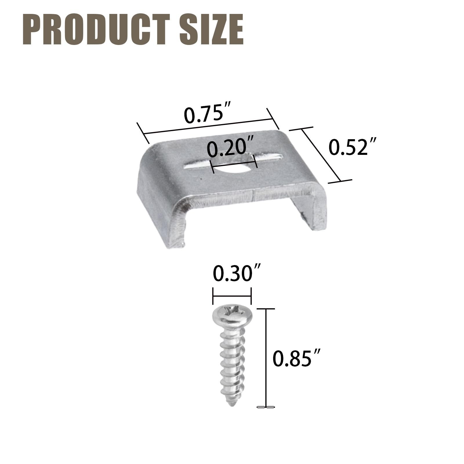 Universal Engine Speed Throttle Cable Casing C Clamp, Compatible with Briggs ... gallery