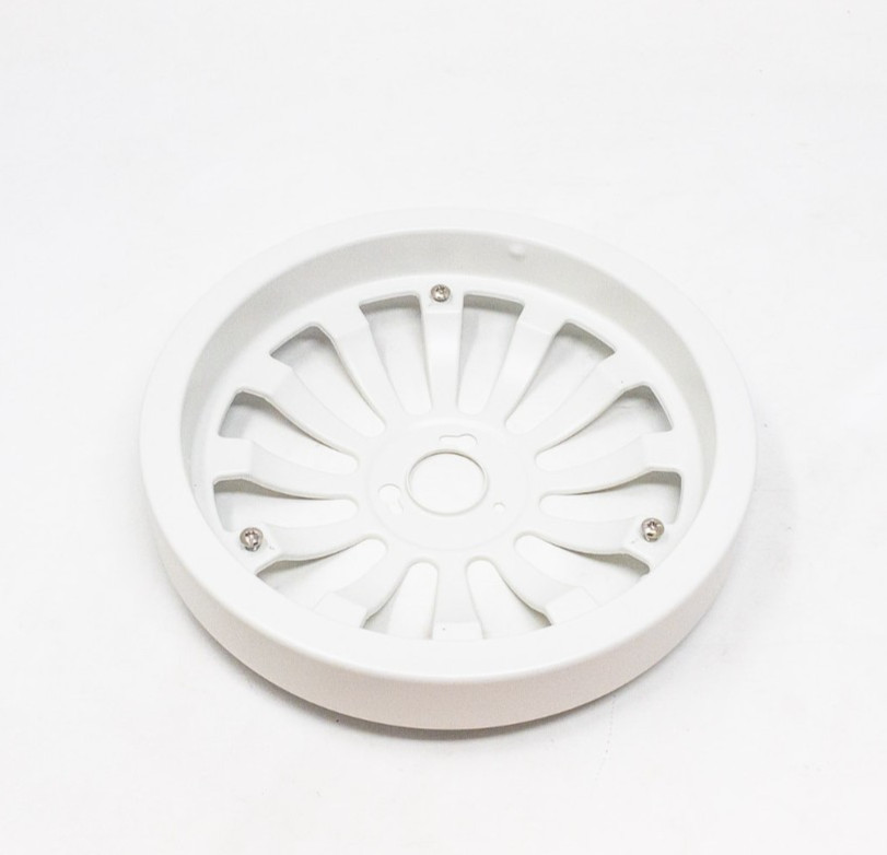 HOME DECORATORS Merwry 52 in. Matte White Ceiling Fan Light Kit Mounting Plate gallery