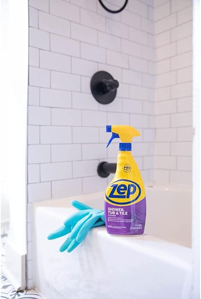 Zep Shower Tub and Tile Cleaner, 32 fl. oz. Bathroom Soap Scum Remover Spray gallery
