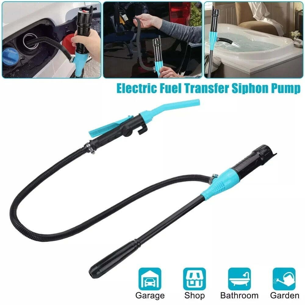 Battery Powered Electric Fuel Transfer Pump Portable Gas Oil Liquid Pump gallery