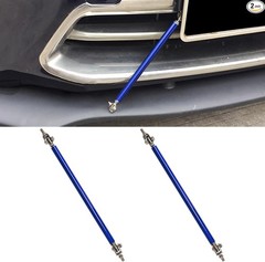 2PCS 8″-11″ Adjustable Splitter Strut Rods, Car Front Bumper Lip S Color: Blue