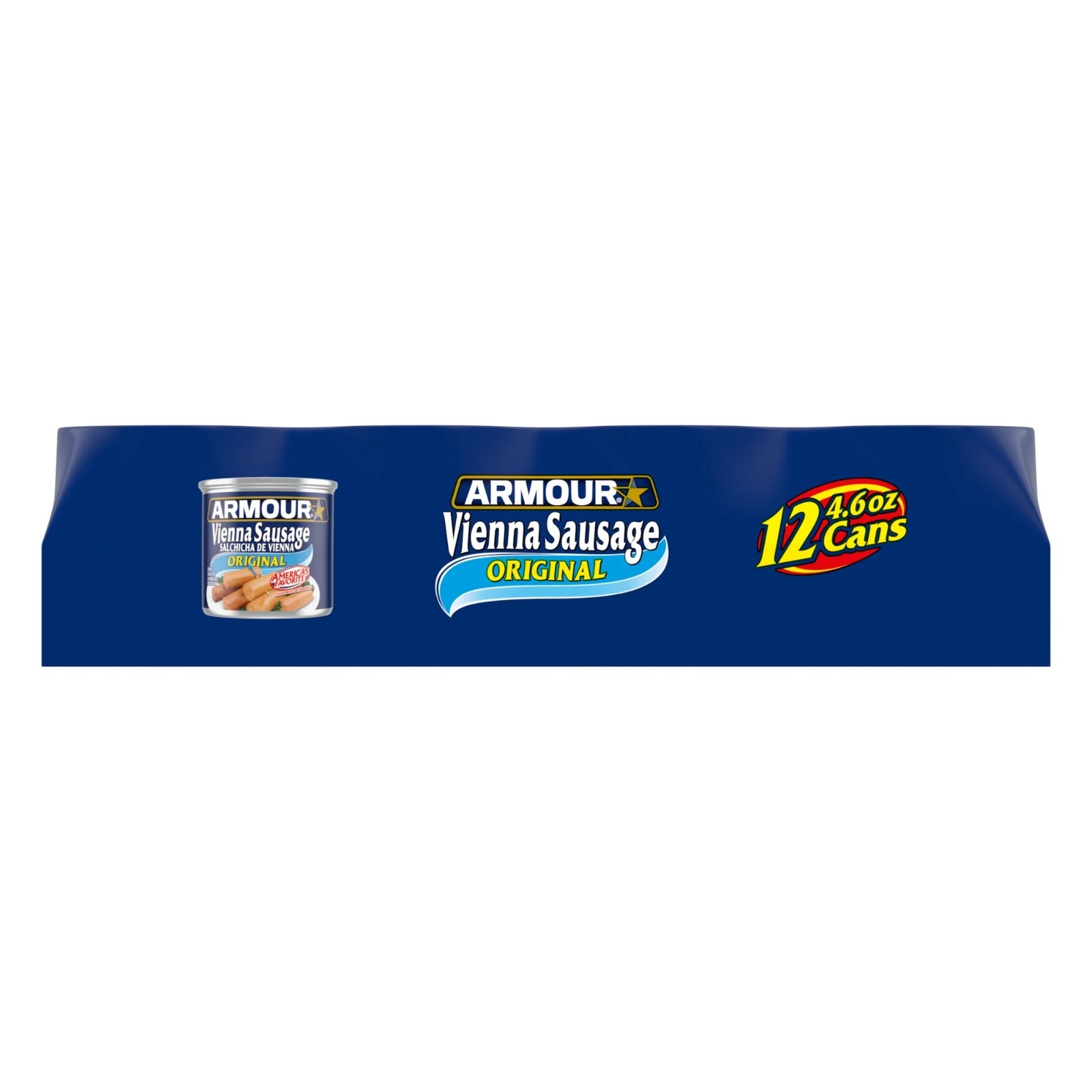 Armour Original Vienna Sausage -12g Protein Per Serving, 4.6 oz Can Pack of 12 gallery