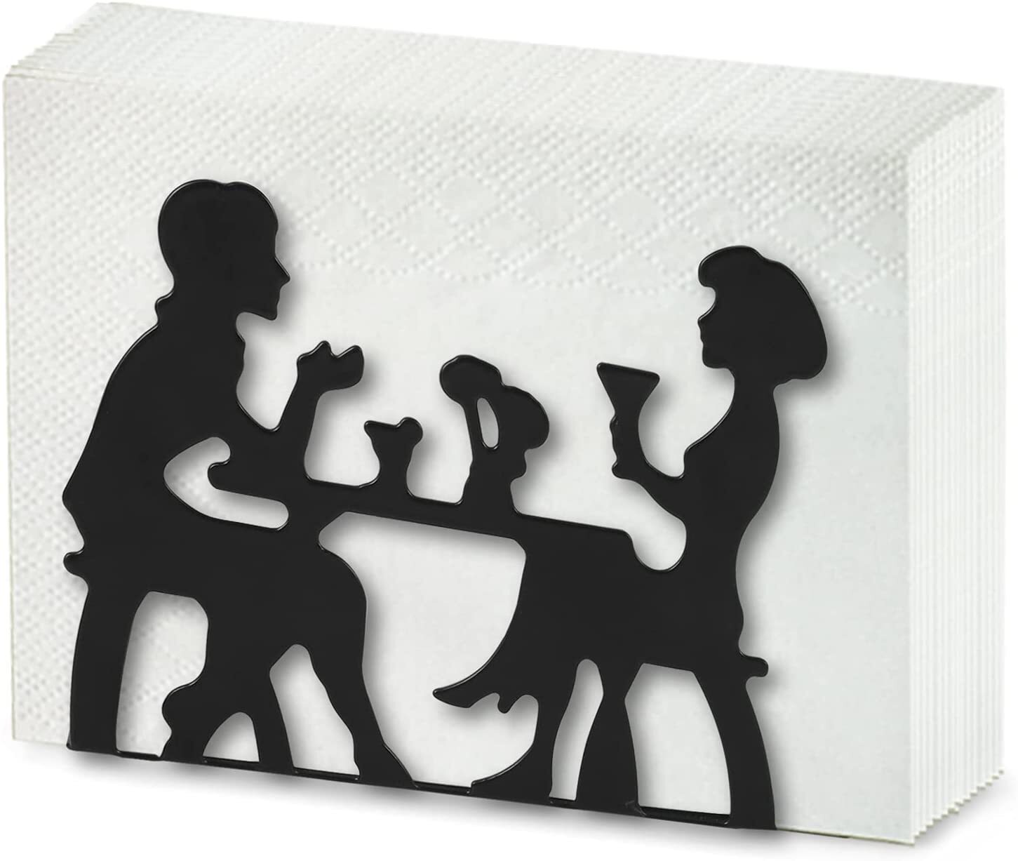 Beverage Cocktail Napkin Holder for Metal Stand for Home Kitchen Picnic Party gallery
