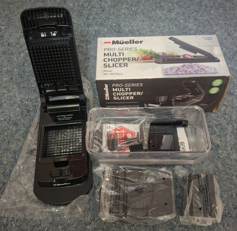 Mueller Pro-Series Multi Chopper Slicer MC-780 White Dicer Julienne Grater gallery