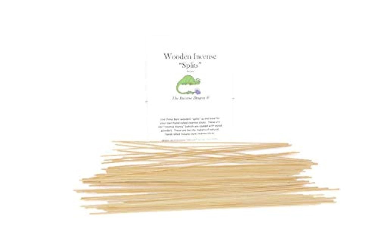Wooden Splits for Rolling Natural Incense Sticks (50 Sticks) gallery
