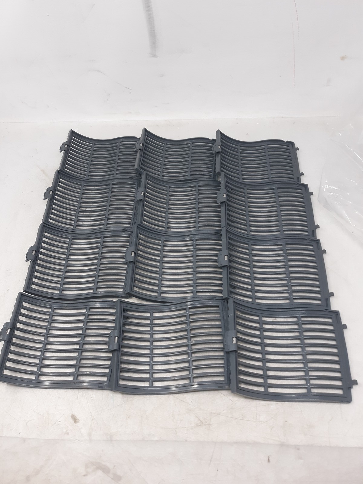Exhaust Filter Cover Basalt Gray Plastic Panel 86408400 Lot of 12 gallery
