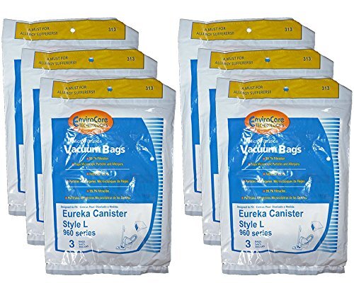 18 Eureka Style L Allergy Micron Filtration Vacuum Bags, Mini Mite Canister V... gallery