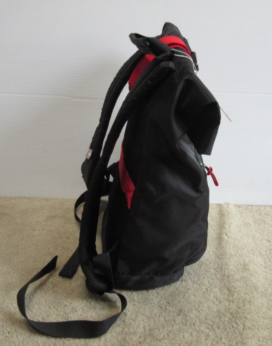 Red Hat Summit Black Roll Up Top Backpack - New 4