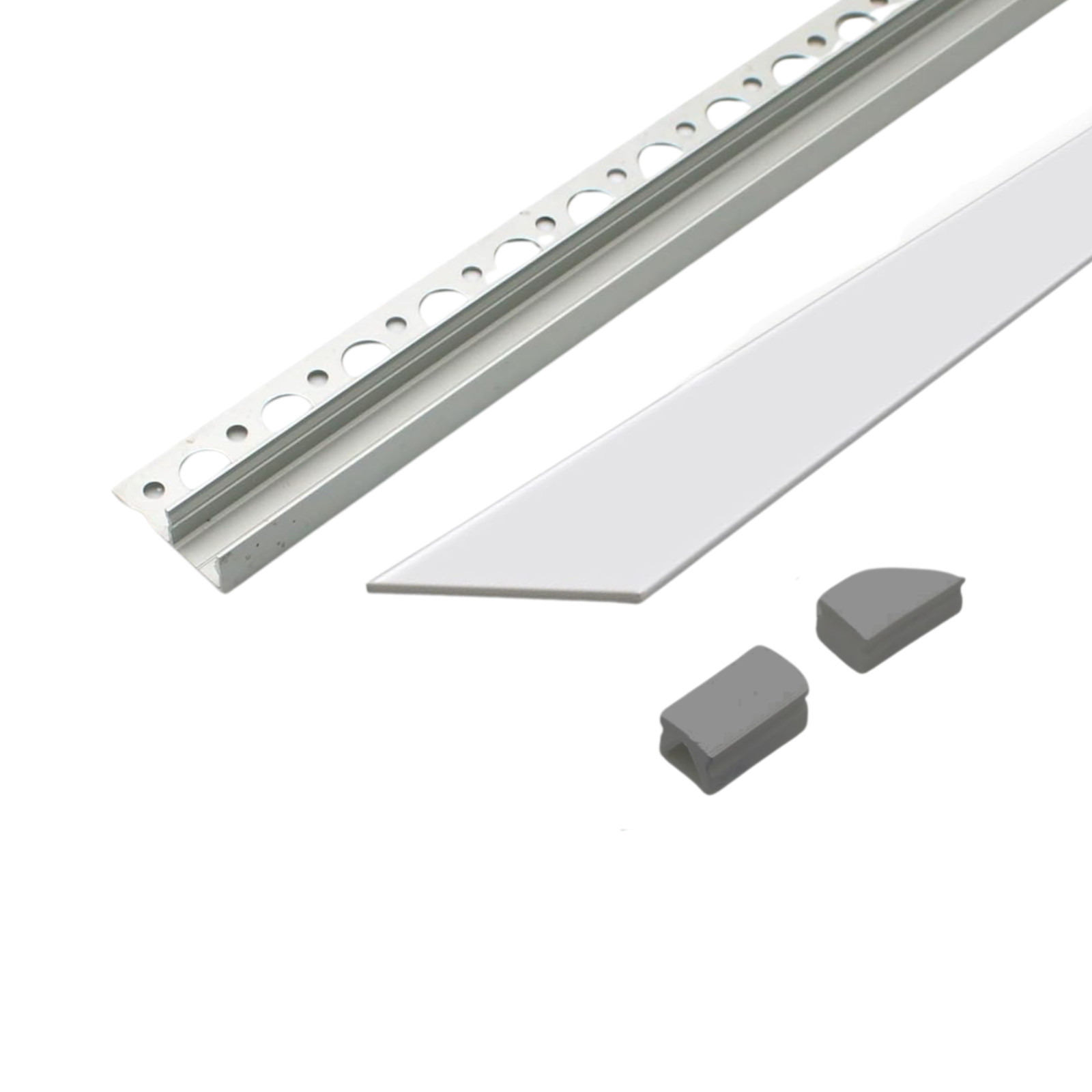 Wired4Signs Tile Edge LED Strip Light Channel 180Deg ~ Model Uni-Tile12 gallery