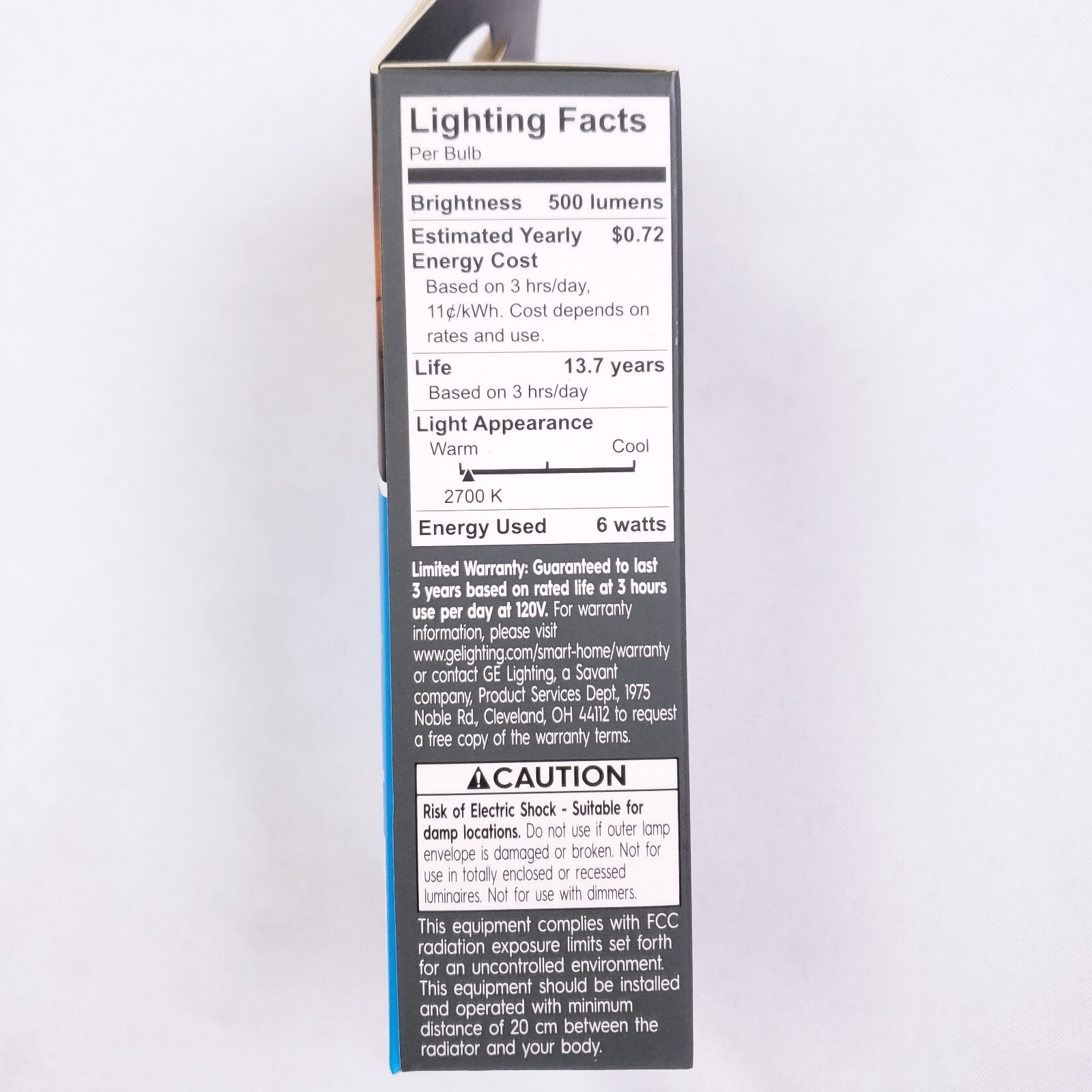 GE Lighting 93130193 6W Cync Direct Connect WiFi Smart Bulb White Medium Base gallery