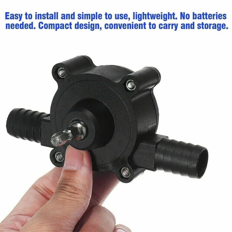 Hand Electric Drill Pump Self-Priming Pump Household Small Water Drill Drive Kit gallery