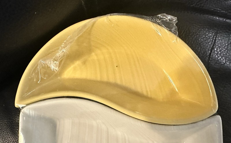 3 Piece Citrus Oval Serving Set Ceramic New 8 1/2” X 5 1/2” Green Yellow White gallery