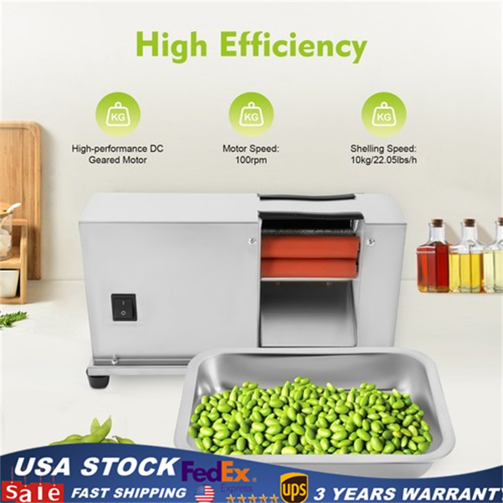 Semi-automatic Beans Sheller Shelling Machine Pea Peeling Machine 110V 220V gallery