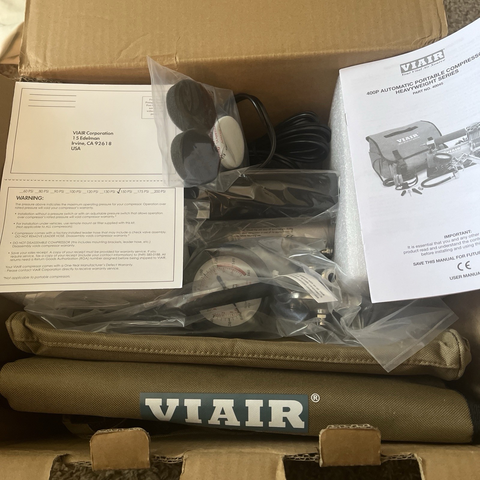 VIAIR 40045 Portable Air Compressor Kit gallery