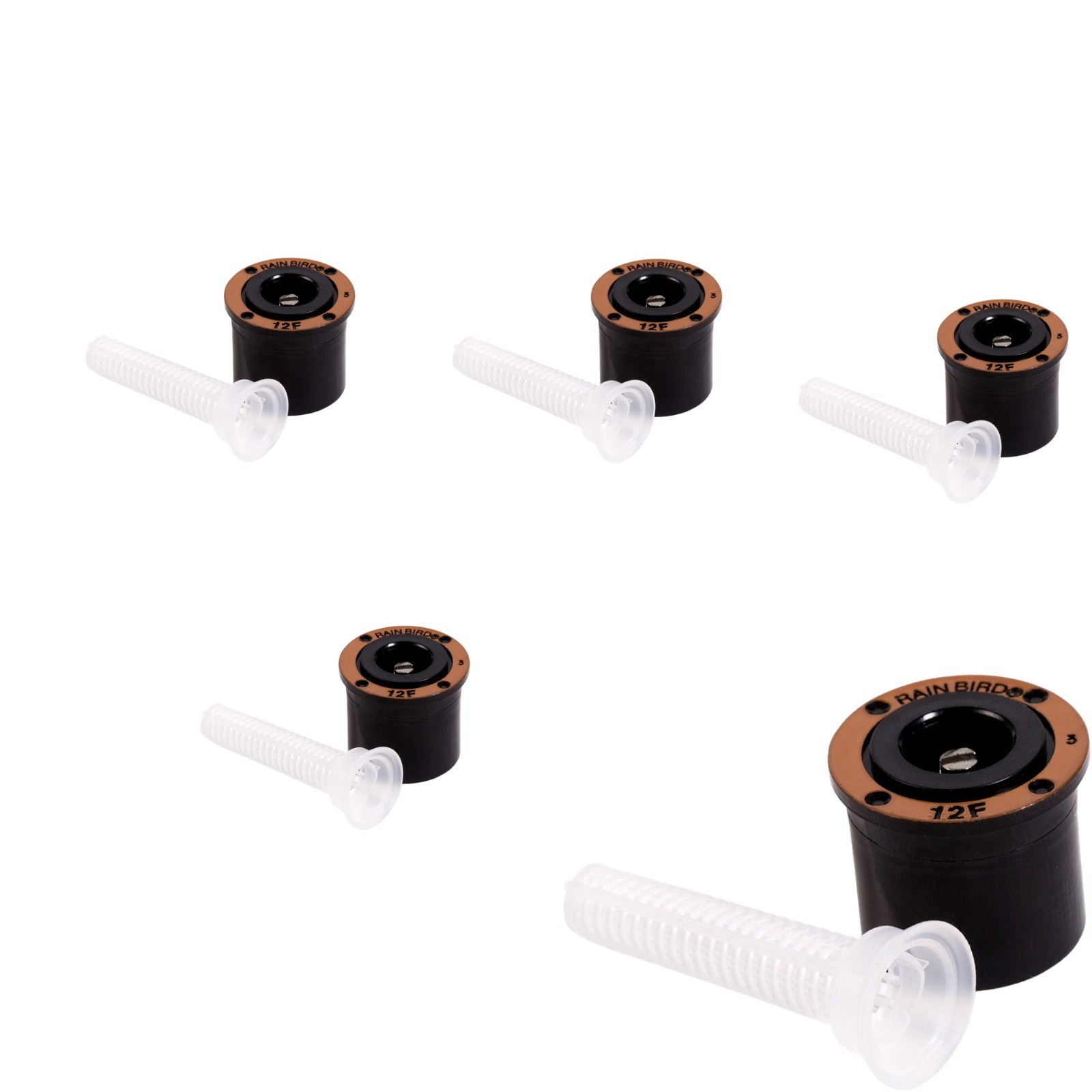 5 Rain Bird 12F 360° Full-Circle Spray Pattern Sprinkler Nozzles, 12' Radius gallery