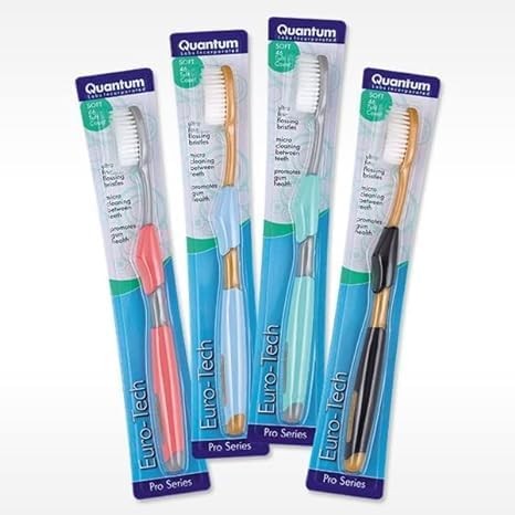 Quantum Euro-Tech Extra Soft Toothbrush, Soft Ultra Fine Feathered Bristles gallery