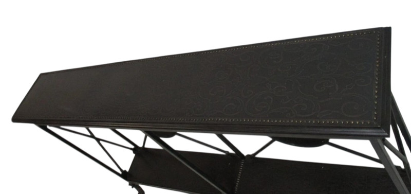 Labarge Hall Console Table Tin Bronze Wrought Iron French Empire gallery