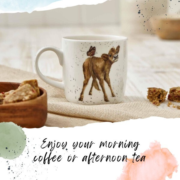 Royal Worcester Wrendale Designs 14 oz Mug - Bessie The Cow gallery