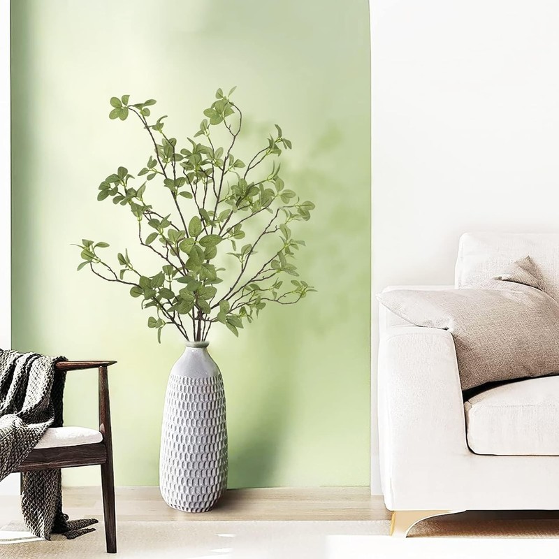 41” Artificial Greenery Stems, Long Fake Plant Twigs Faux Greenery Branches for gallery