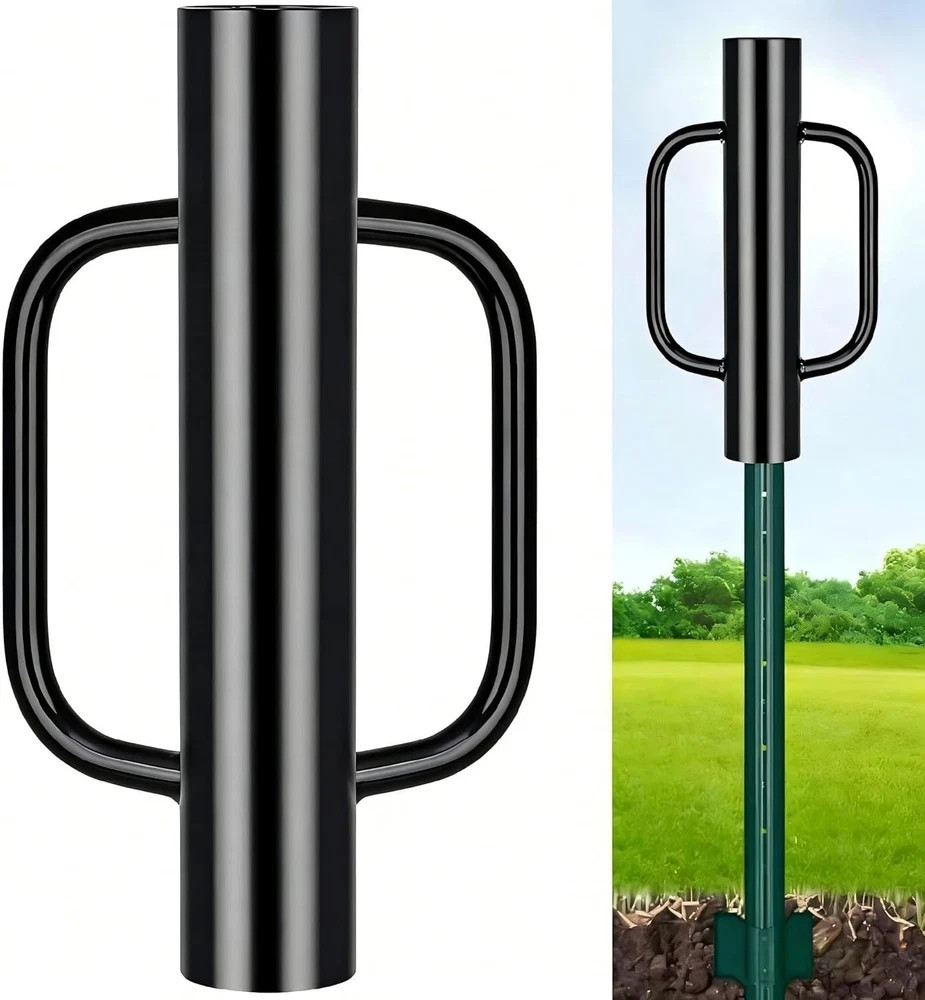 8LB Fence Post Driver with Handles Heavy Duty T Post Driver Post Pounder for T-P gallery