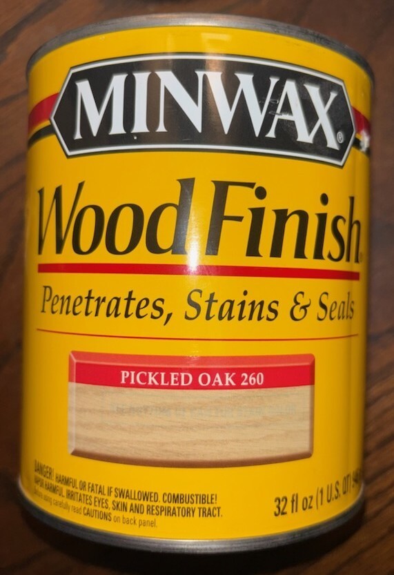 MINWAX PICKLED OAK 260 INTERIOR OIL BASED WOOD FINISH STAIN QUART gallery
