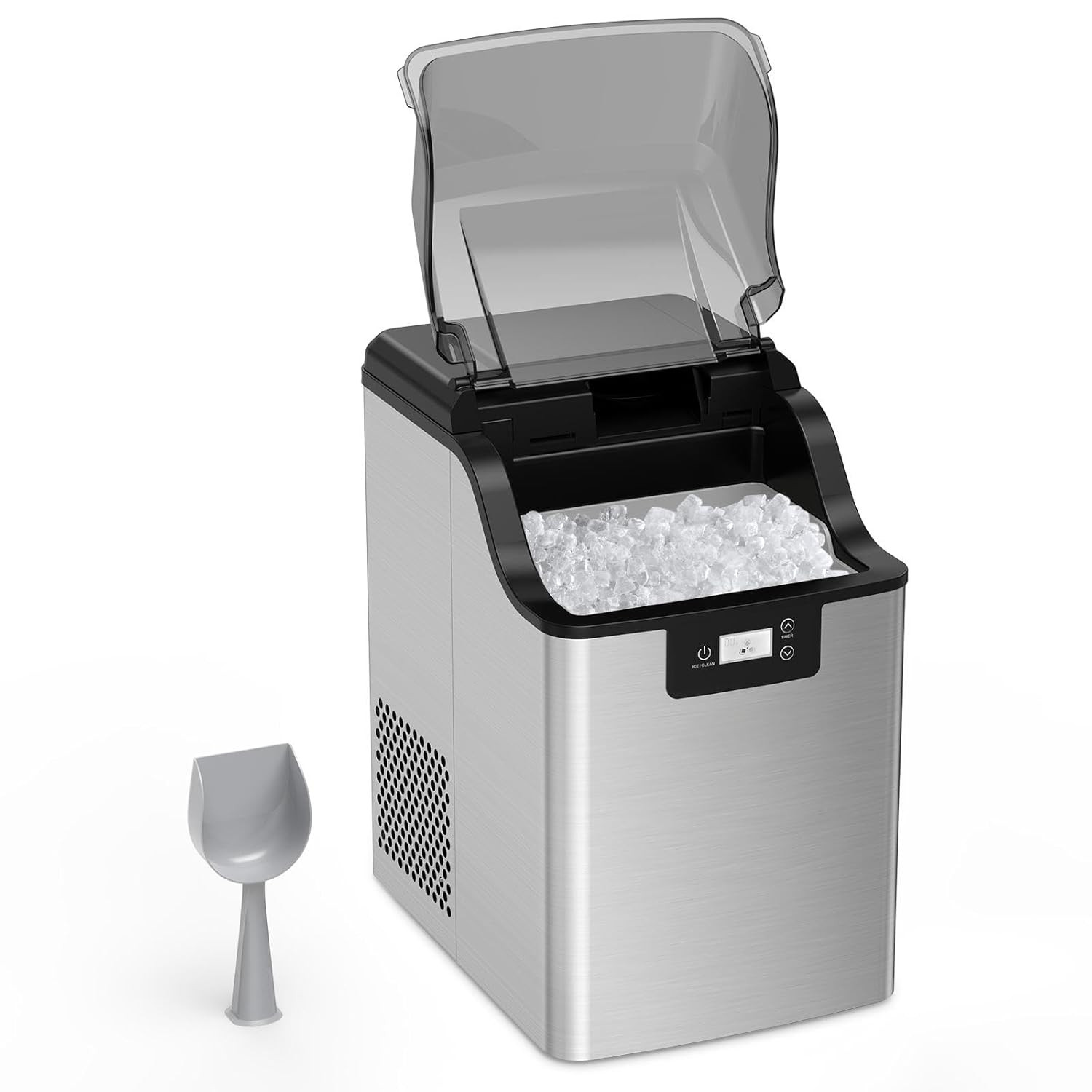 Nugget Ice Maker Countertop 44Lbs/24Hrs Chewable Ice Machine with Soft Ice, Self gallery