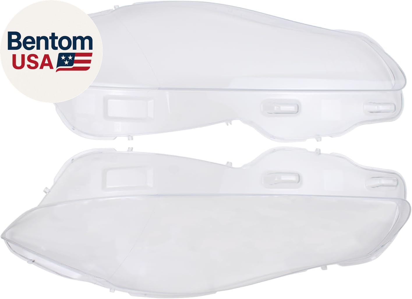 Front Left and Right Side Headlight Lens for Jaguar XJ XJL 2010-2019 Headlamp Co gallery