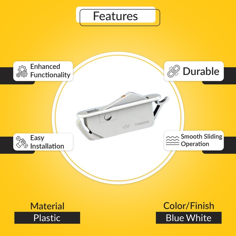 Brixwell Single Action Window Opening Control Devices, Plastic, Blue White Finis gallery