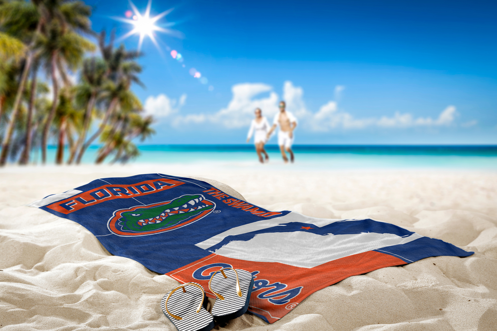Northwest NCAA Florida Gators State Line Beach Towel gallery