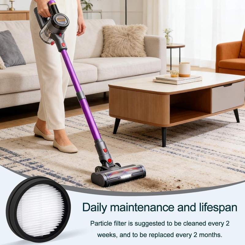Filter Replacement Compatible with VIAFLY V16Pro Cordless Vacuum Cleaner 4 gallery