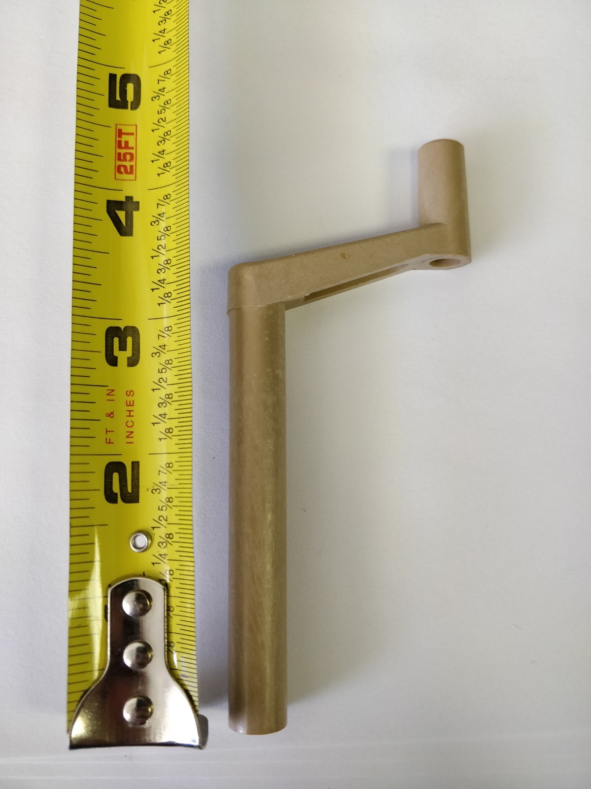 Beige Window Handle 3 3/16" in Plastic Tan gallery