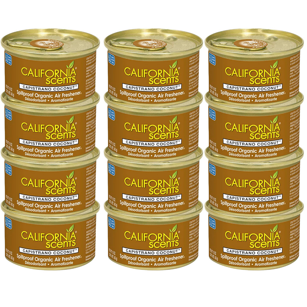 California Scents Capistrano Coconut Air Freshener (Packaging may vary) 12 Count gallery