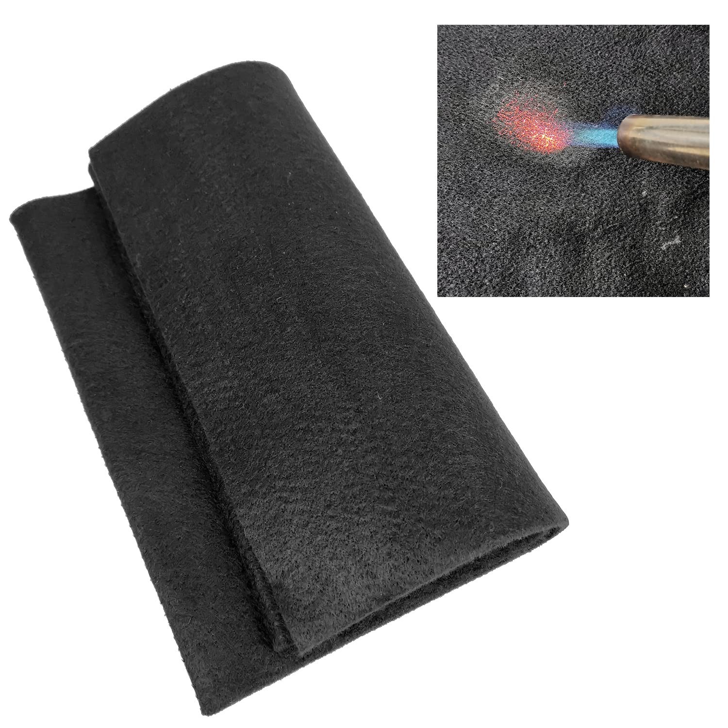 Fireproof | Heat Resistant Up to 1800°F | Flame Retardant Fabric Material Carbon gallery