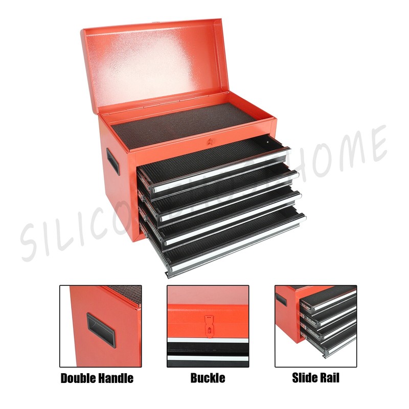 5 Drawers Rolling Tool Chest Rolling Tool Storage Cabinet with Wheels gallery