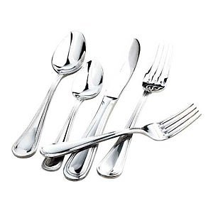 Winco 18/0 Stainless Steel Continental Extra Heavy Weight Teaspoon 6" L | 12/Box gallery